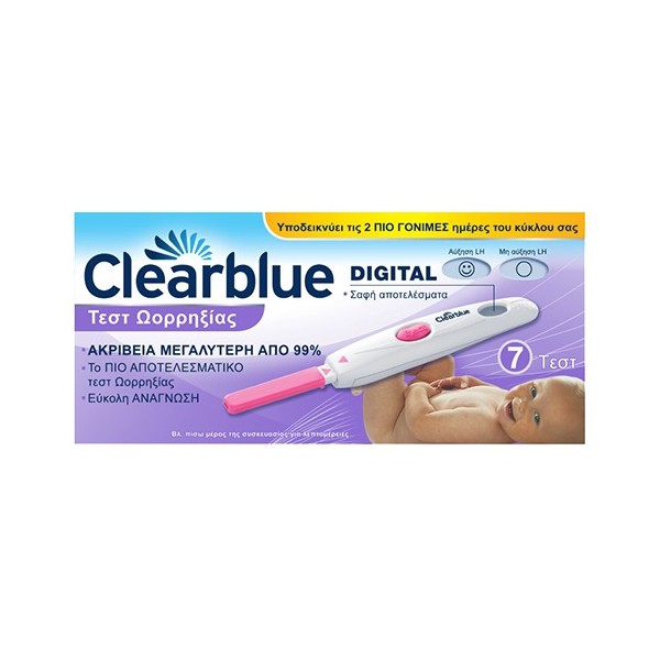 CLEARBLUE DIGITAL ΤΕΣΤ ΩΟΡΡΗΞΙΑΣ
