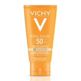 VICHY IDEAL SOLEIL ΒΕΛΟΥΔΙΝΟ ΑΠΟΤΕΛΕΣΜΑ & ΧΡΩΜΑ SPF50+ 50ml