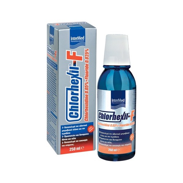CHLORHEXIL-F Mouthwash Καθημερινή προστασία και φροντίδα των δοντιών και των ούλων
