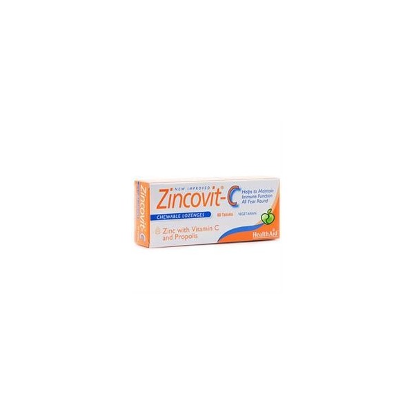 HEALTH AID ZINCOVIT-C chewable 60 TABS