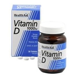 HEALTH AID VITAMIN D3 1000IU 30TABS