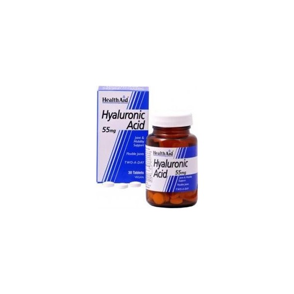 HEALTH AID HYALURONIC ACID 30TABS 55MG