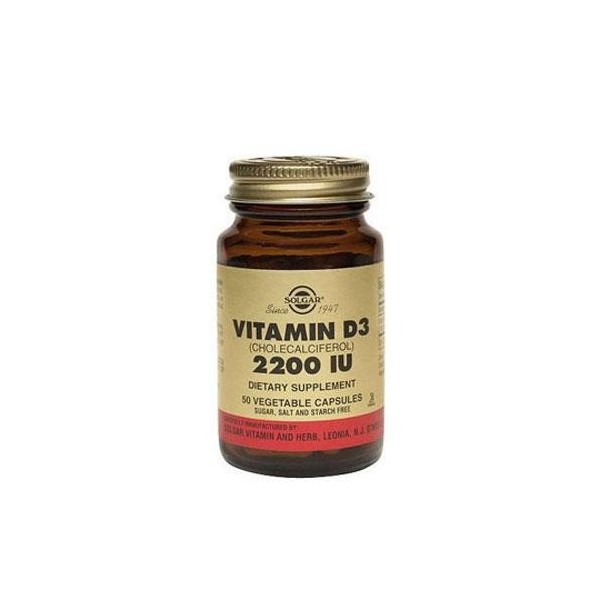 SOLGAR D-3 2200IU 50 VEG.TABS