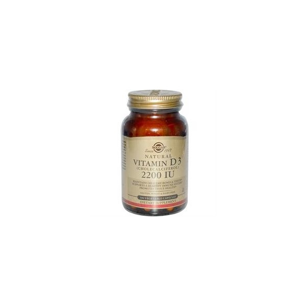 SOLGAR D-3 2200IU 100 VEG.TABS