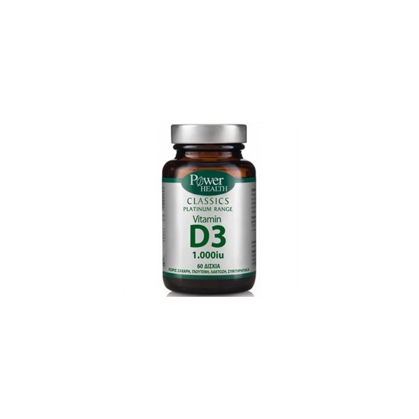 POWER HEALTH CLASSICS PLATINUM RANGE VITAMIN D3 60s