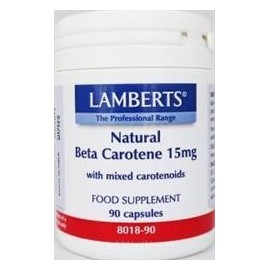 LAMBERTS NATURAL BETA CAROTENE 15MG 90CAPS
