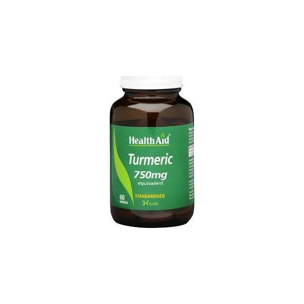 HEALTH AID TURMERIC 750MG 60TABS