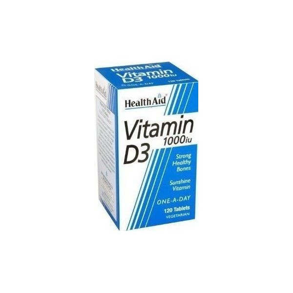 Health Aid Vitamin D3 1000iu 120 ταμπλέτες