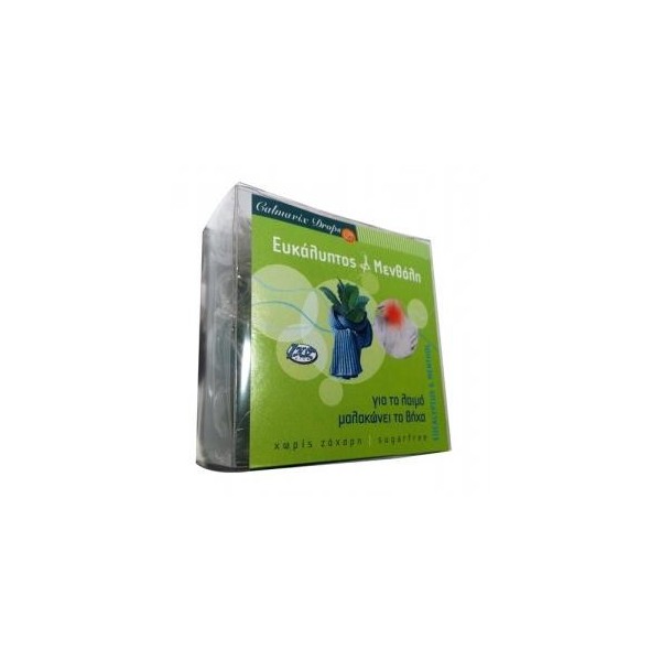INOPLUS GALMAVIX DROPS ΚΑΡΑΜΕΛΕΣ ΜΕ ΕΥΚΑΛΥΠΤΟ ΚΑΙ ΜΕΝΘΟΛΗ