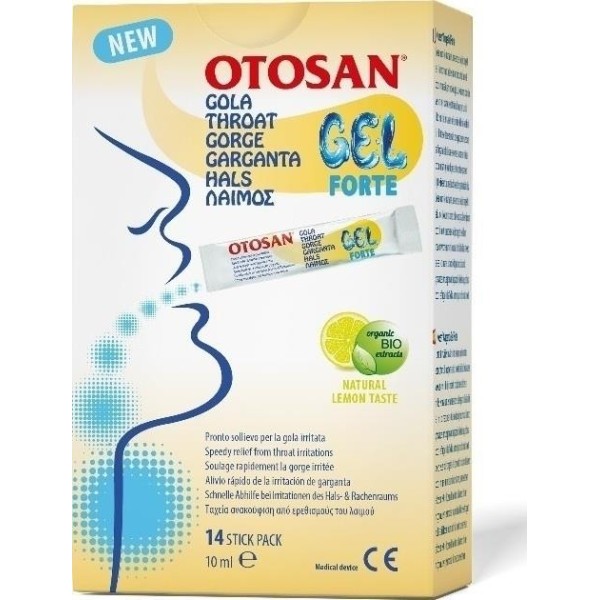 Otosan Throat Gel Forte 14 x 10 ml