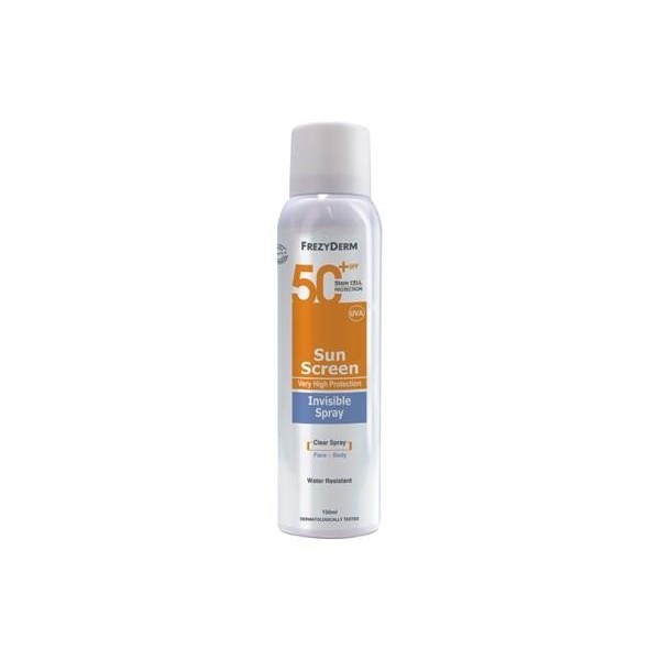 FREZYDERM SUN SCREEN INVISIBLE SPRAY SPF50 150ML