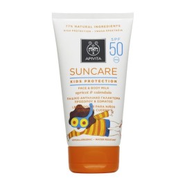 APIVITA SUNCARE ΠΑΙΔΙΚΟ ΑΝΤΙΗΛΙΑΚΟ ΓΑΛΑΚΤΩΜΑ ΠΡΟΣΩΠΟΥ ΚΑΙ ΣΩΜΑΤΟΣ SPF 50, 150 ML