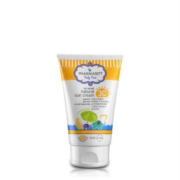 TOL VELVET BABY NATURAL SUN CREAM SPF30