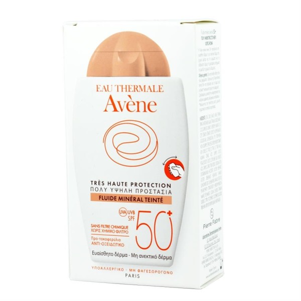 AVENE FLUID MINERAL TEINTEE SPF 50 40 ML