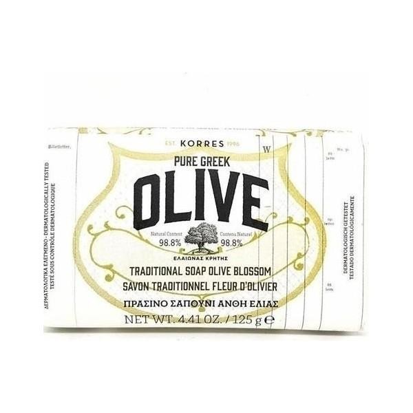 KORRES PURE GREEK OLIVE ΠΡΑΣΙΝΟ ΣΑΠΟΥΝΙ ΑΝΘΗ ΕΛΙΑΣ