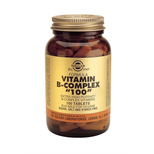 SOLGAR B-100 COMPLEX 100 VEGETABLE CAPS