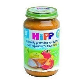 HIPP BABY MEAL CHICKEN POTATOES TOMATOES 220gr
