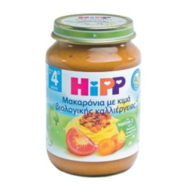 HIPP BABY MEAL PASTA with minced meat and tomato 190gr