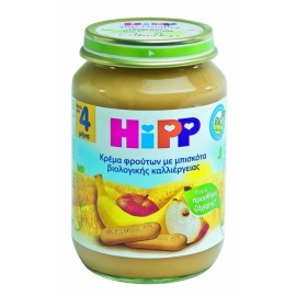 HIPP ΒΡΕΦΙΚΗ ΦΡΟΥΤΟΚΡΕΜΑ ΜΗΛΟ ΜΠΑΝΑΝΑ ΜΠΙΣΚΟΤΟ 190gr