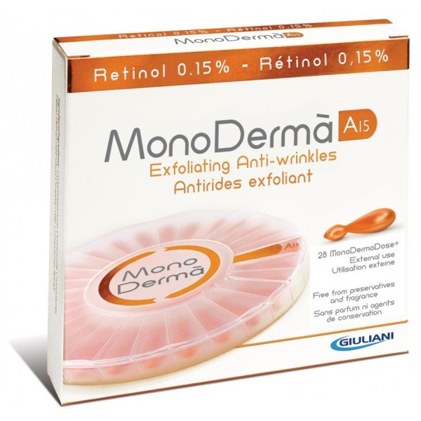 MONODERMA A15 EXFOLIATING ANTI-WRINKLES 28 ΜΟΝΟΔΟΣΕΙΣ