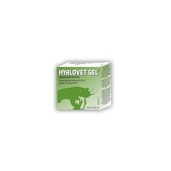 Hyalovet gel 20amp