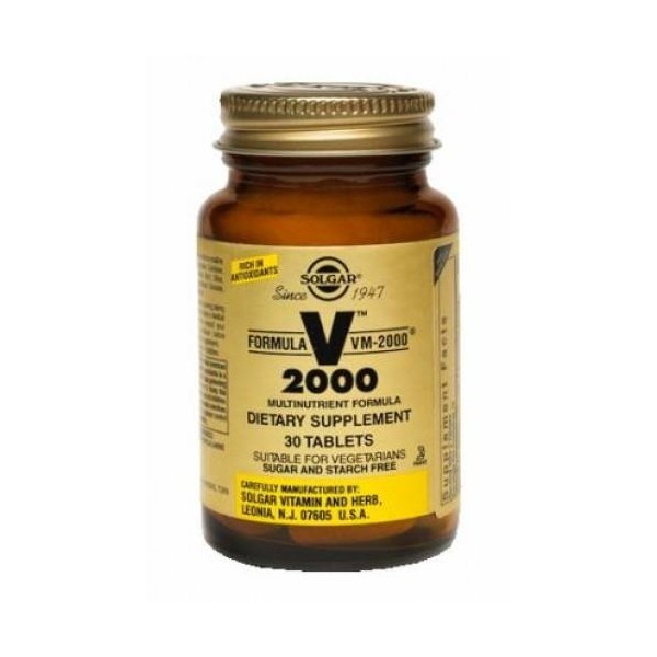 SOLGAR FORMULA VM 2000 30TABS
