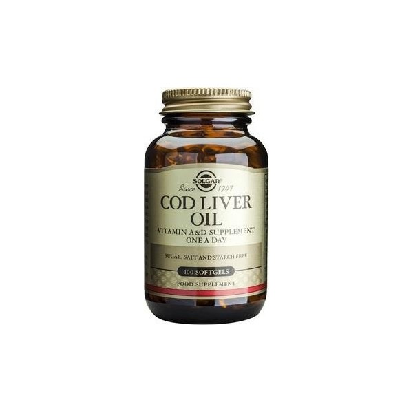 SOLGAR COD LIVER OIL 100 SOFTGELS