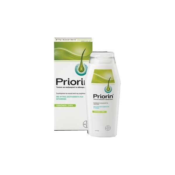 PRIORIN ΣΑΜΠΟΥΑΝ ΓΙΑ ΚΑΝΟΝΙΚΑ/ΞΗΡΑ ΜΑΛΛΙΑ 200ML