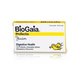 BIOGAIA PROTECTIS JUNIOR 30 TABLETS WITH FLAVOR STRAWBERRY
