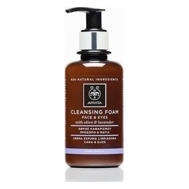 Apivita Cleansing Creamy Cleansing Foam with Olive & Lavender 200ml
