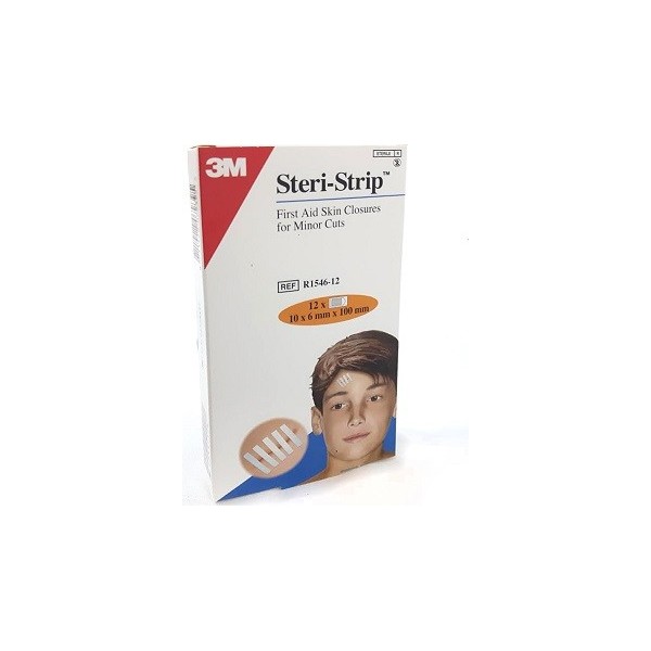 3M Steri Strip 100 x 6mm 120 (12x10) pcs
