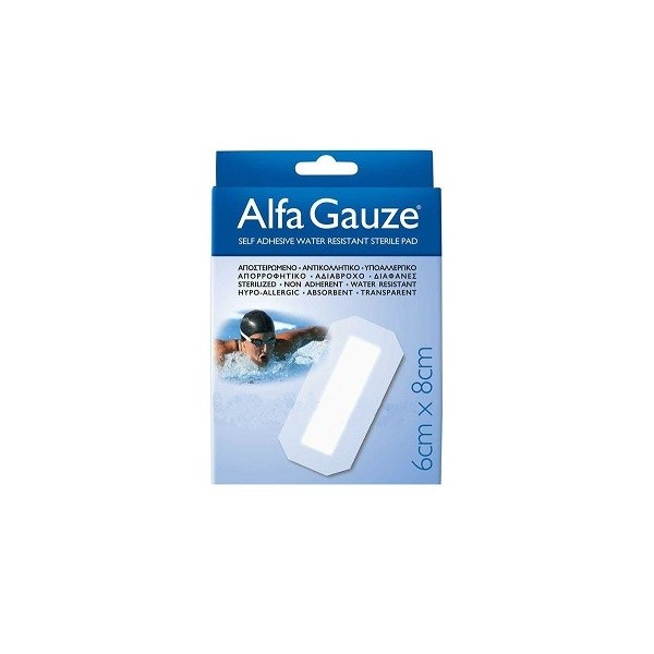 Alfa-Gauze Sterile Waterproof 8cm x 6cm 5