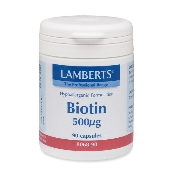 Lamberts Biotin 500mcg 90 caps