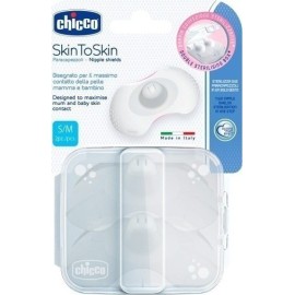 Chicco Silicone Breast Pads S/M 2pcs