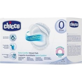 Chicco Breast Pads Antibacterial, 60pcs