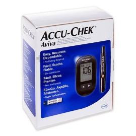 Accu-chek Aviva meter plus 50 glucose test strips