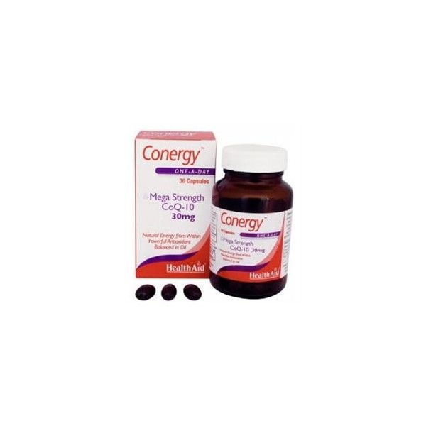 HEALTH AID CONERGY CoQ-10 30MG 30 CAPS