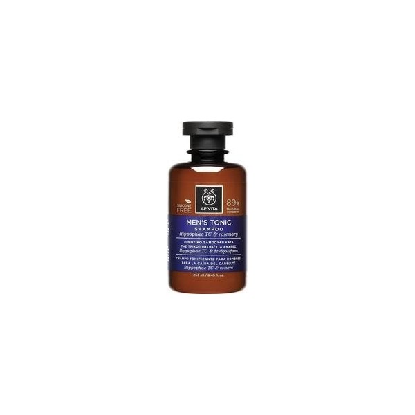 APIVITA SHAMPOO TONIC MEN ΤΟΝΩΤΙΚΟ ΣΑΜΠΟΥΑΝ ΚΑΤΑ ΤΗΣ ΤΡΙΧΟΠΤΩΣΗΣ ΓΙΑ ΑΝΔΡΕΣ με Hippophae TC & δενδρολίβανο
