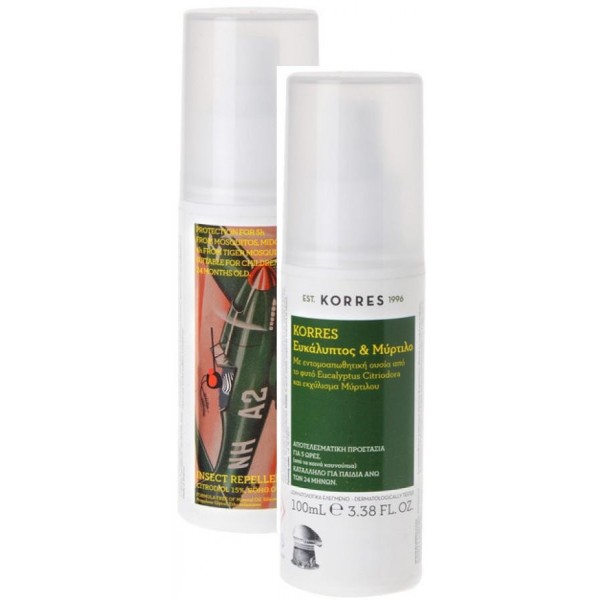 KORRES Insect Repellent Lotion EUCALYPTE blueberry