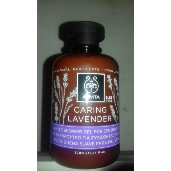 APIVITA CARING LAVENDER SHOWER GEL 300ML